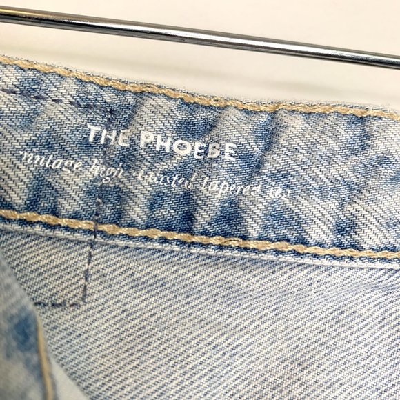 AG ADRIANO‎ GOLDSCHMIED The Phoebe Distressed High Waist Denim Sz 24 - Picture 10 of 13